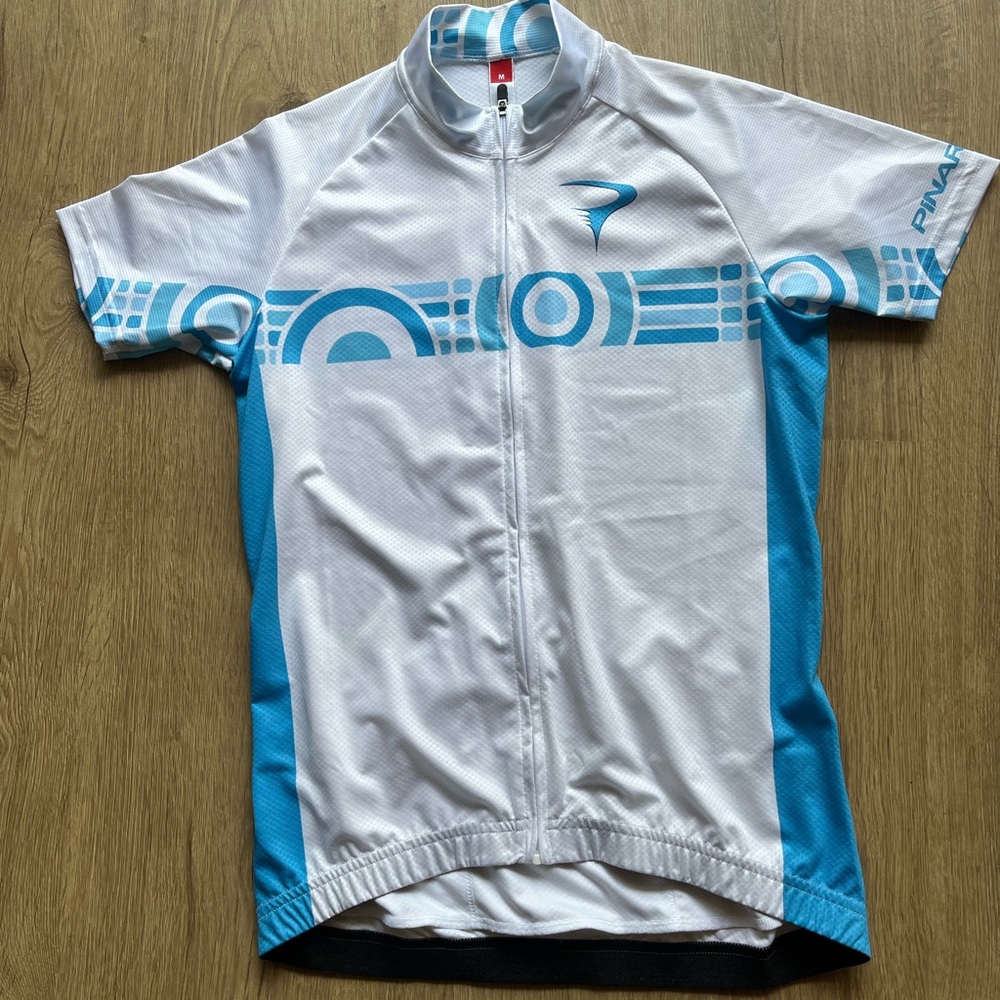 Pinarello White and Blue Cycling Jersey M